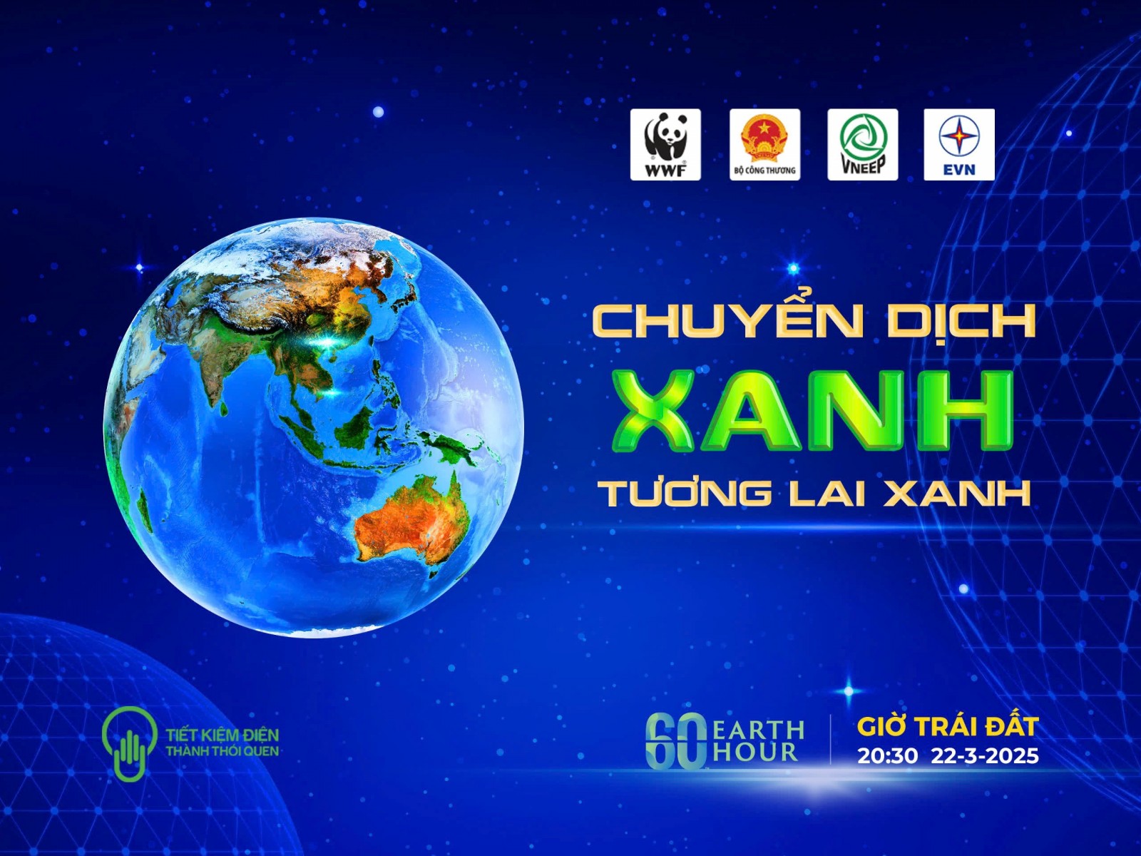 Hướng dẫn tổ chức các hoạt động hưởng ứng Ngày Nước thế giới, Ngày Khí tượng thế giới, Chiến dịch Giờ Trái đất năm 2025