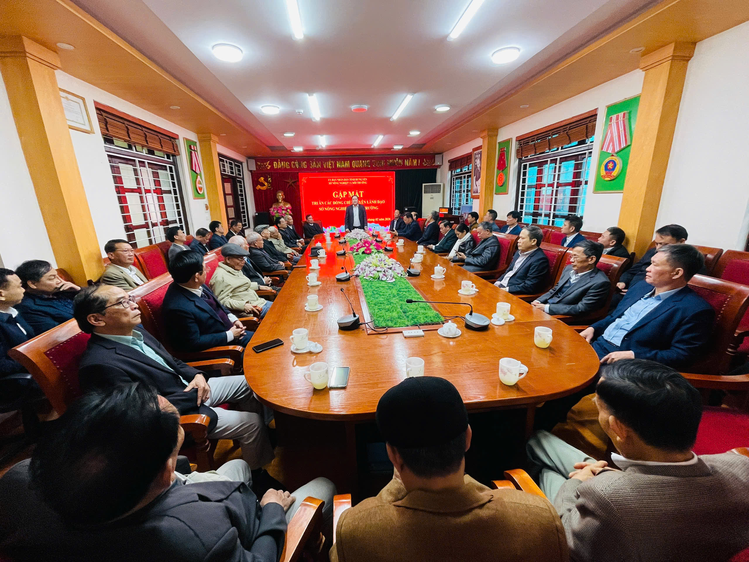 Gặp mặt tri ân các đồng chí nguyên lãnh đạo Sở Nông nghiệp và Môi trường tỉnh Hưng Yên nhân dịp đón Xuân Bính Ngọ năm 2026