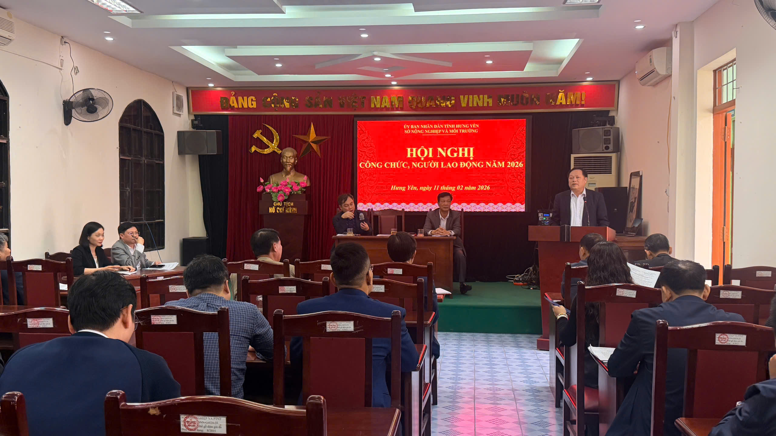 Hội nghị Công chức, người lao động Cơ quan Sở Nông nghiệp và Môi trường năm 2026