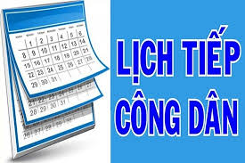 Thông báo Lịch tiếp công dân của Sở Nông nghiệp và Môi trường