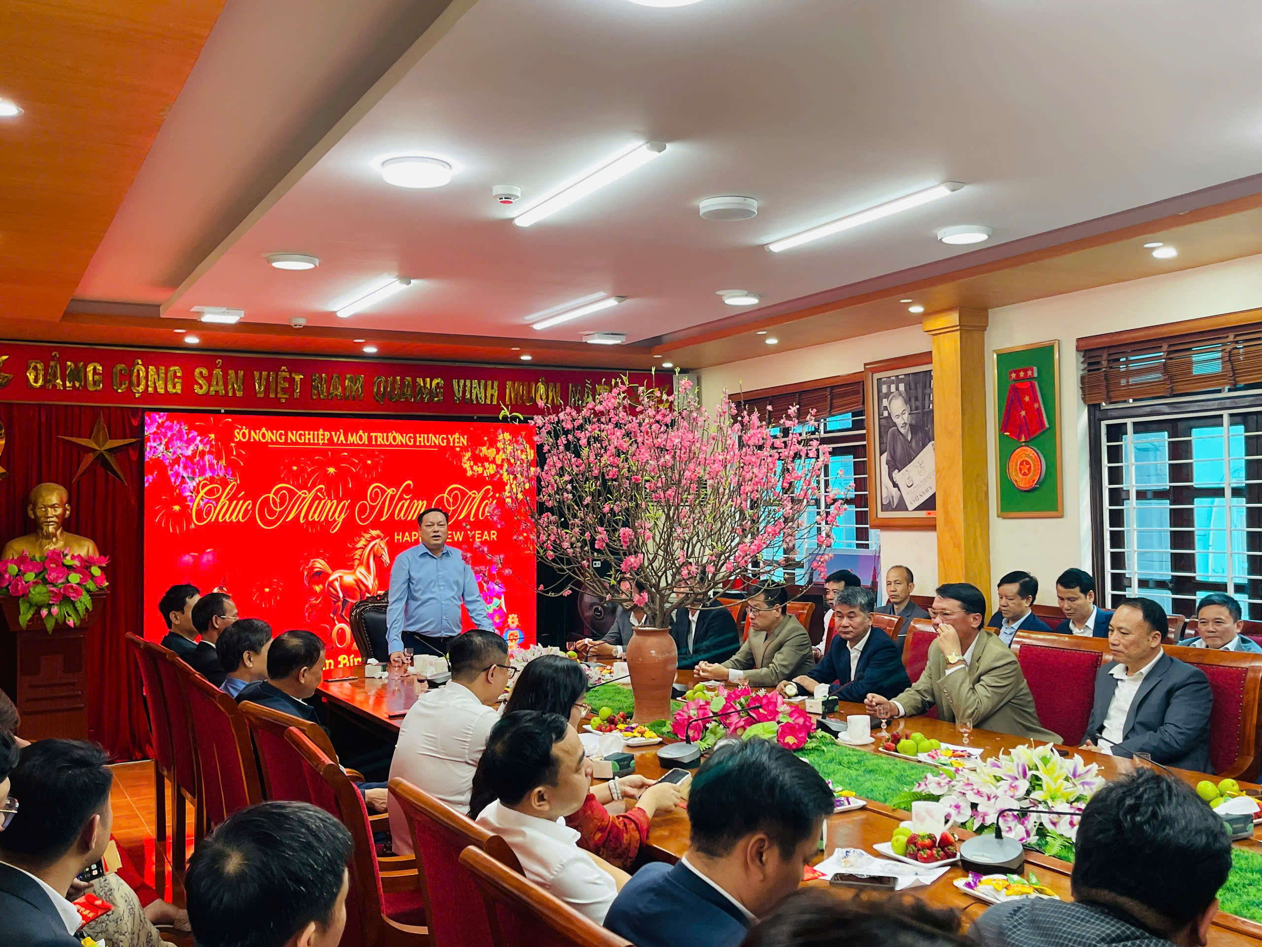 Sở Nông nghiệp và Môi trường tỉnh Hưng Yên gặp mặt đầu xuân Bính Ngọ năm 2026