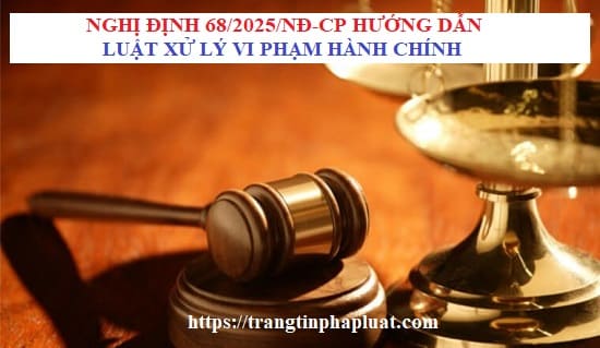 Điểm mới của Nghị định 68/2025/NĐ-CP ngày 18/3/2025 của Chính phủ về sửa đổi, bổ sung một số điều của Nghị định số 118/2021/NĐ-CP ngày 23/12/2021 quy định chi tiết một số điều và biện pháp thi hành Luật Xử lý vi phạm hành chính