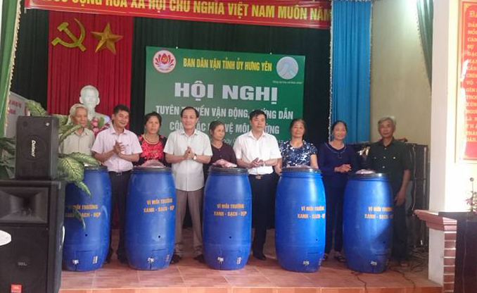 Hội nghị tuyên truyền vận động hướng dẫn công tác bảo vệ môi trường