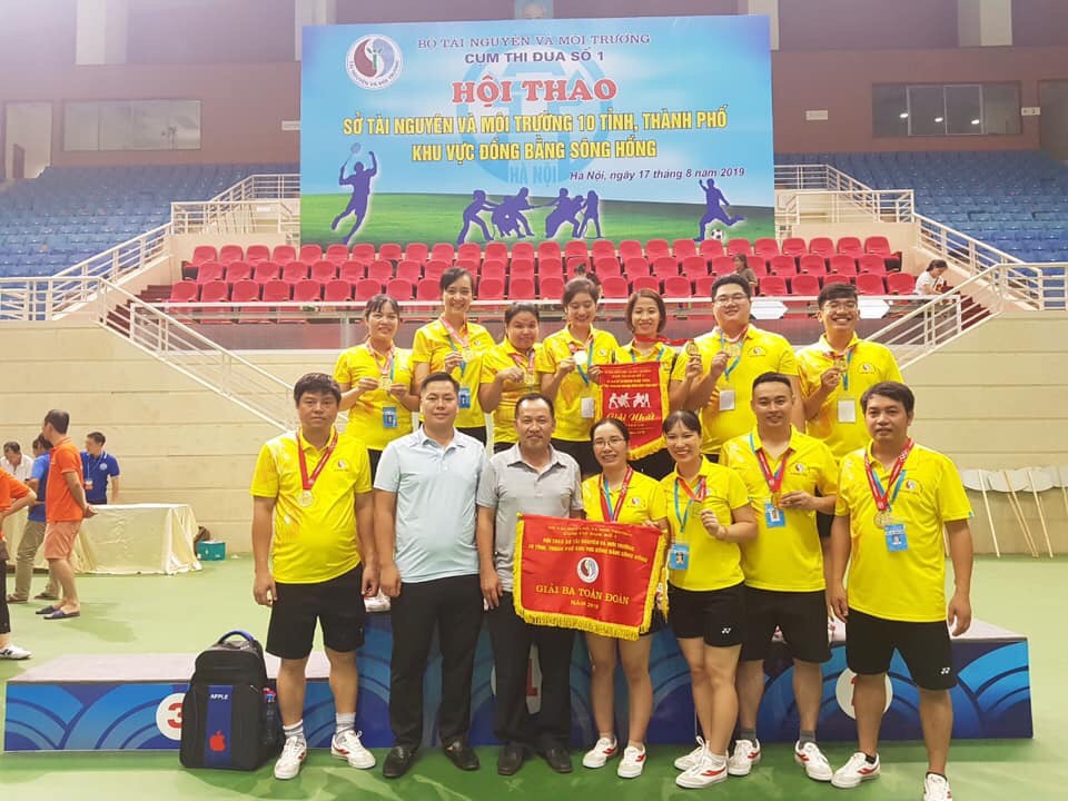Hội thao 10 Sở Tài nguyên và Môi trường khu vực đồng bằng Sông Hồng năm 2019