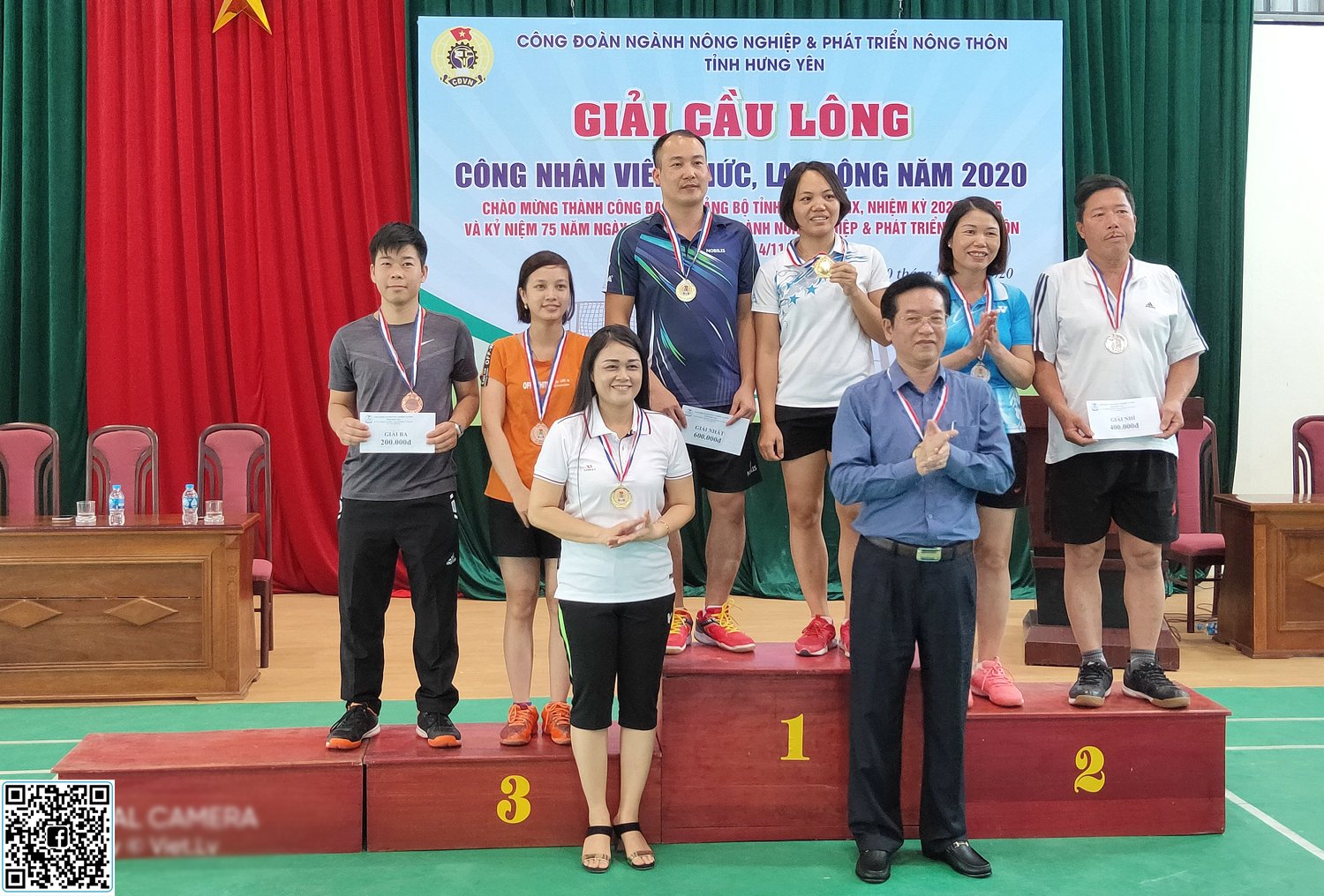 Giải cầu lông CNVCLĐ ngành Nông nghiệp &amp; PTNT năm 2020