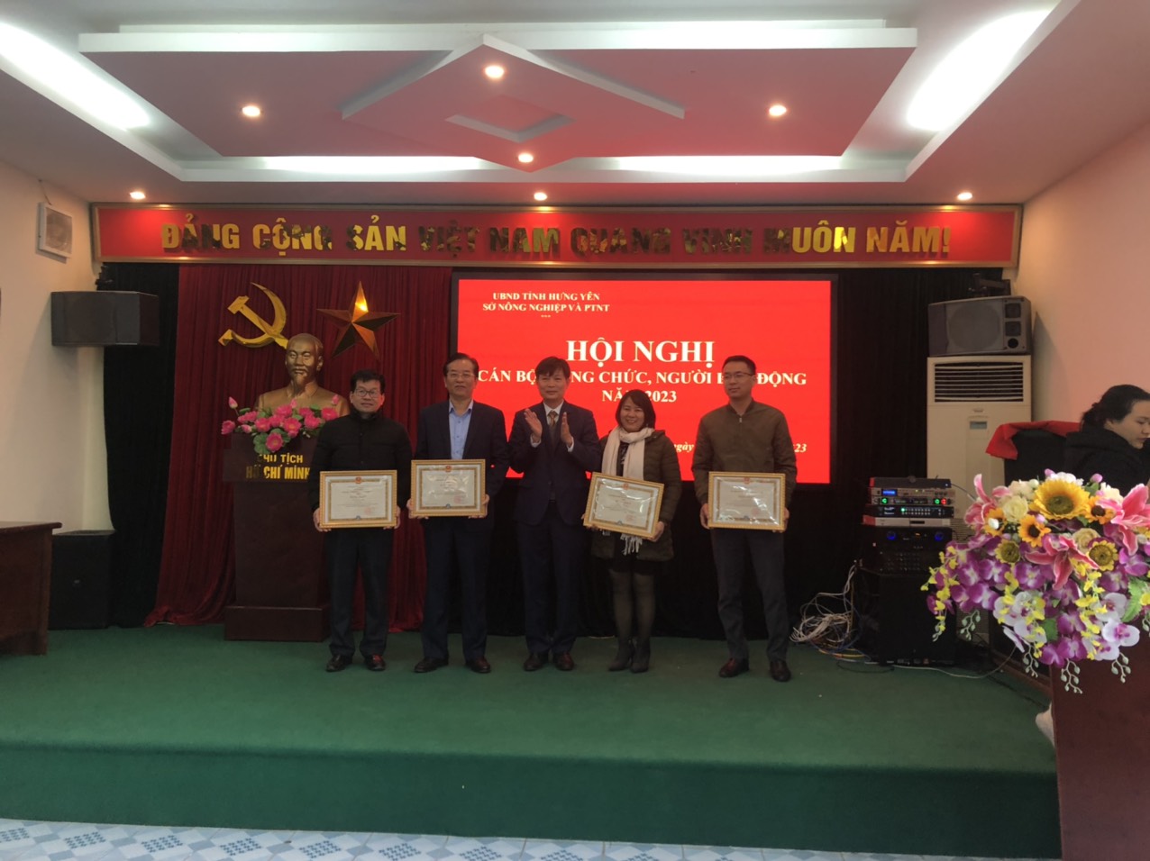 Hội nghị cán bộ, công chức, người lao động Cơ quan Sở Nông nghiệp và PTNT tỉnh Hưng Yên năm 2023